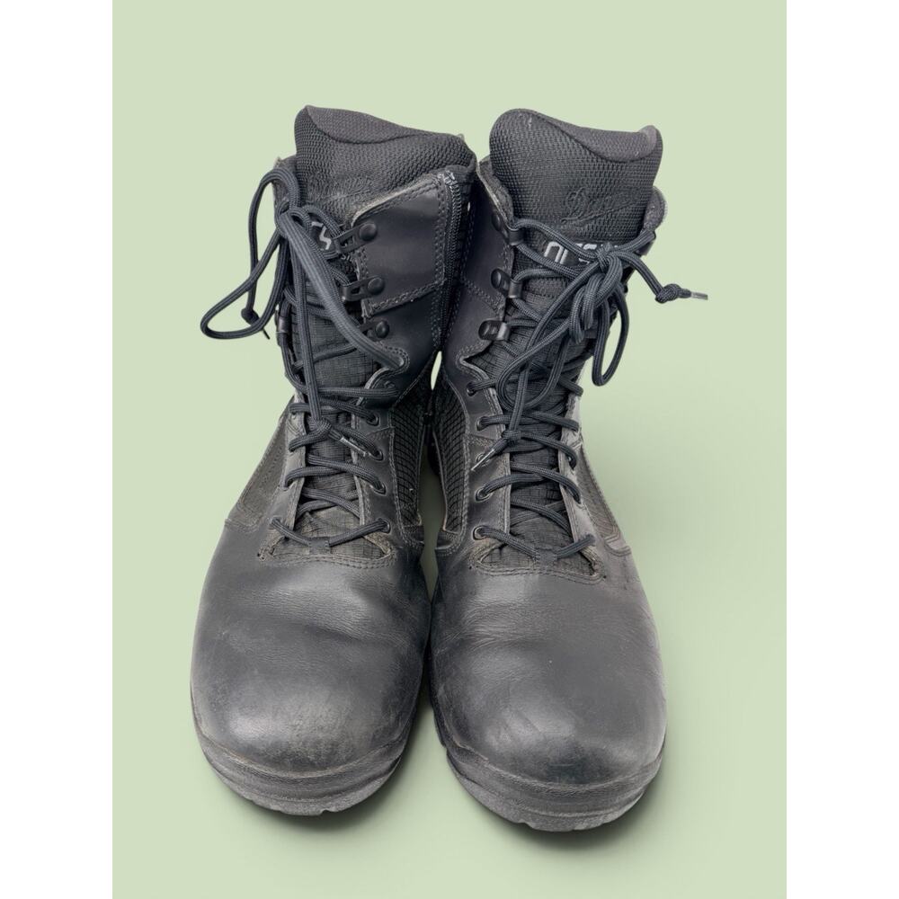 Danner Lookout 8" Side-Zip Boots Men's 12 EE Black Waterproof Leather 23824 EMS